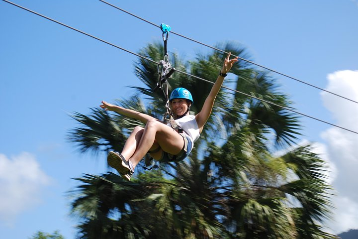 Extreme ziplines to end your day!